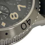 ブレゲ Breguet タイプXXI 3817ST/X2/3ZU グレー文字盤 SS/レザーストラップ メンズ 腕時計