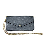 ルイ・ヴィトン LOUIS VUITTON ポシェット・フェリシー M82477 ノワール モノグラム・アンプラント レディース ショルダーバッグ