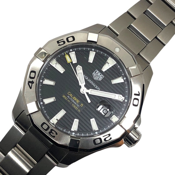 タグ・ホイヤー TAG HEUER アクアレーサー 300Ⅿ キャリバー5 WAY2010.BA0927 ブラック SS 自動巻き メンズ |  中古ブランドリユースショップ OKURA(おお蔵)