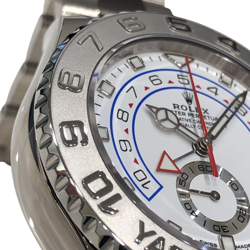 ロレックス ROLEX ヨットマスター2 116689 ホワイト K18WG