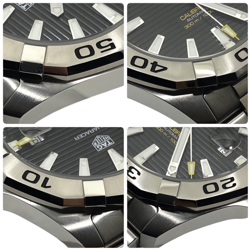 タグ・ホイヤー TAG HEUER アクアレーサー 300Ⅿ キャリバー5 WAY2010.BA0927 ブラック SS 自動巻き メンズ 腕時計