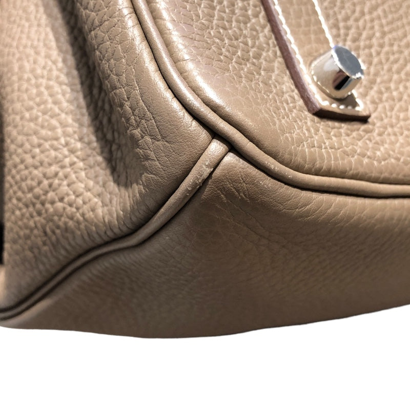 エルメス HERMES バーキン35 Y刻印 エトゥープ/SV金具 トリヨンクレマンス ユニセックス ハンドバッグ