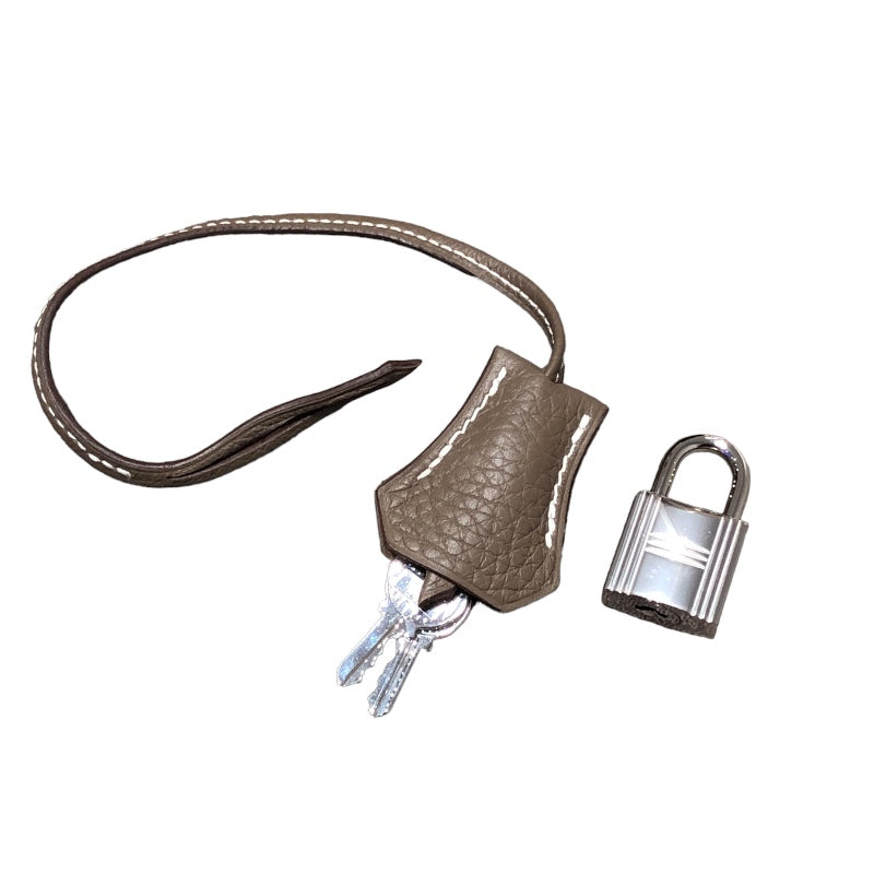 エルメス HERMES バーキン35 Y刻印 エトゥープ/SV金具 トリヨンクレマンス ユニセックス ハンドバッグ