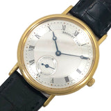 ブレゲ Breguet クラシック 5907BA/12/984 シルバー文字盤 K18YG/レザーストラップ メンズ 腕時計