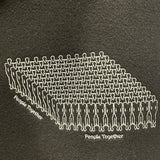 ルイ・ヴィトン LOUIS VUITTON パペットペースポールジャケット HKL60EMJY ブラック×ホワイト ウール メンズ スタジャン