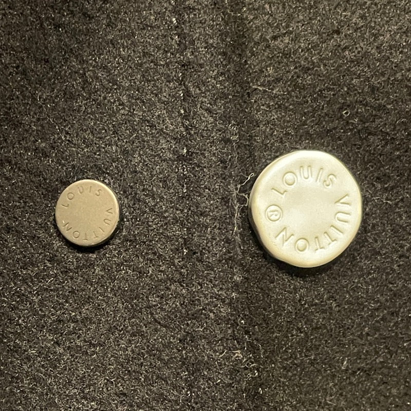 ルイ・ヴィトン LOUIS VUITTON パペットペースポールジャケット HKL60EMJY ブラック×ホワイト ウール メンズ スタジャン