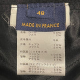 ルイ・ヴィトン LOUIS VUITTON パペットペースポールジャケット HKL60EMJY ブラック×ホワイト ウール メンズ スタジャン