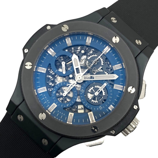 ウブロ HUBLOT ビッグバン アエロバン  311.CI.5190.GR ブルー セラミック/チタン/ラバーストラップ 自動巻き メンズ 腕時計