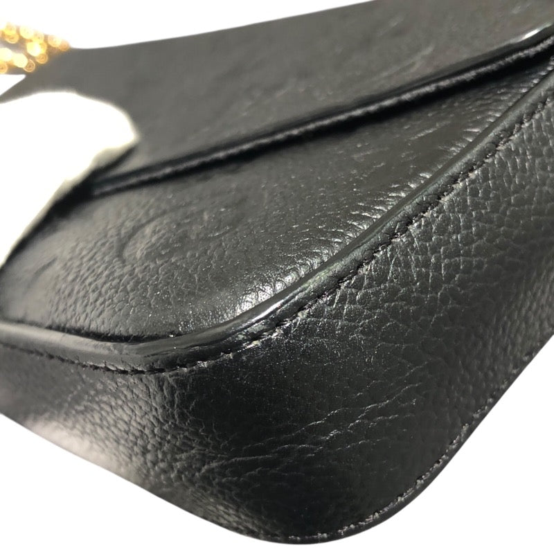 ルイ・ヴィトン LOUIS VUITTON ポシェット・フェリシー M64064 ブラック ゴールド金具 モノグラム・アンプラント レザー レディース ショルダーバッグ