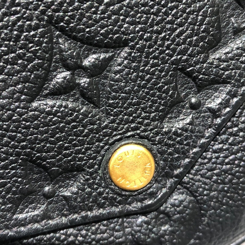 ルイ・ヴィトン LOUIS VUITTON ポシェット・フェリシー M64064 ブラック ゴールド金具 モノグラム・アンプラント レザー レディース ショルダーバッグ