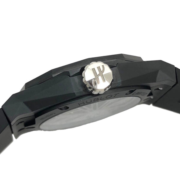 ウブロ HUBLOT クラシックフュージョン トゥールビヨン オーリンスキー ブラックマジック 505.CI.1170.RX.ORL19 シルバースケルトン セラミック 手巻き メンズ 腕時計