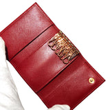 プラダ PRADA 6連キーケース 1M0222 レッド サフィアーノレザー レディース キーケース
