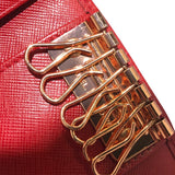 プラダ PRADA 6連キーケース 1M0222 レッド サフィアーノレザー レディース キーケース