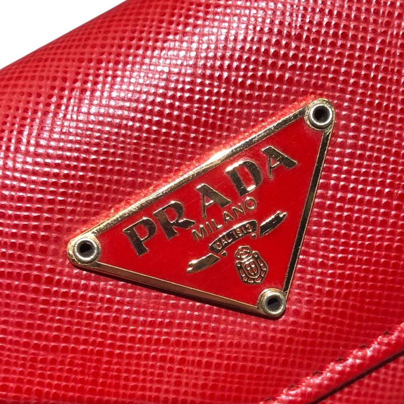 プラダ PRADA 6連キーケース 1M0222 レッド サフィアーノレザー レディース キーケース