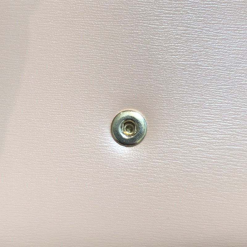 ジミーチュウ JIMMY CHOO マリンダ三つ折り財布 ピンクベージュ/GD カーフレザー レディース 三つ折り財布