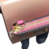 ジミーチュウ JIMMY CHOO マリンダ三つ折り財布 ピンクベージュ/GD カーフレザー レディース 三つ折り財布