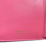 ジミーチュウ JIMMY CHOO マリンダ三つ折り財布 ピンクベージュ/GD カーフレザー レディース 三つ折り財布