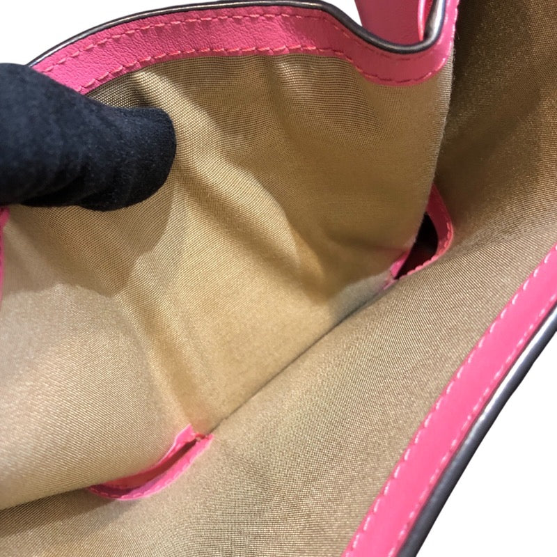 ジミーチュウ JIMMY CHOO マリンダ三つ折り財布 ピンクベージュ/GD カーフレザー レディース 三つ折り財布