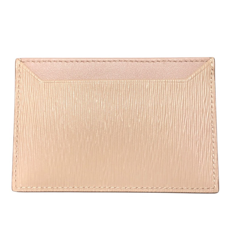 プラダ PRADA カードケース ベージュ レザー レディース カードケース