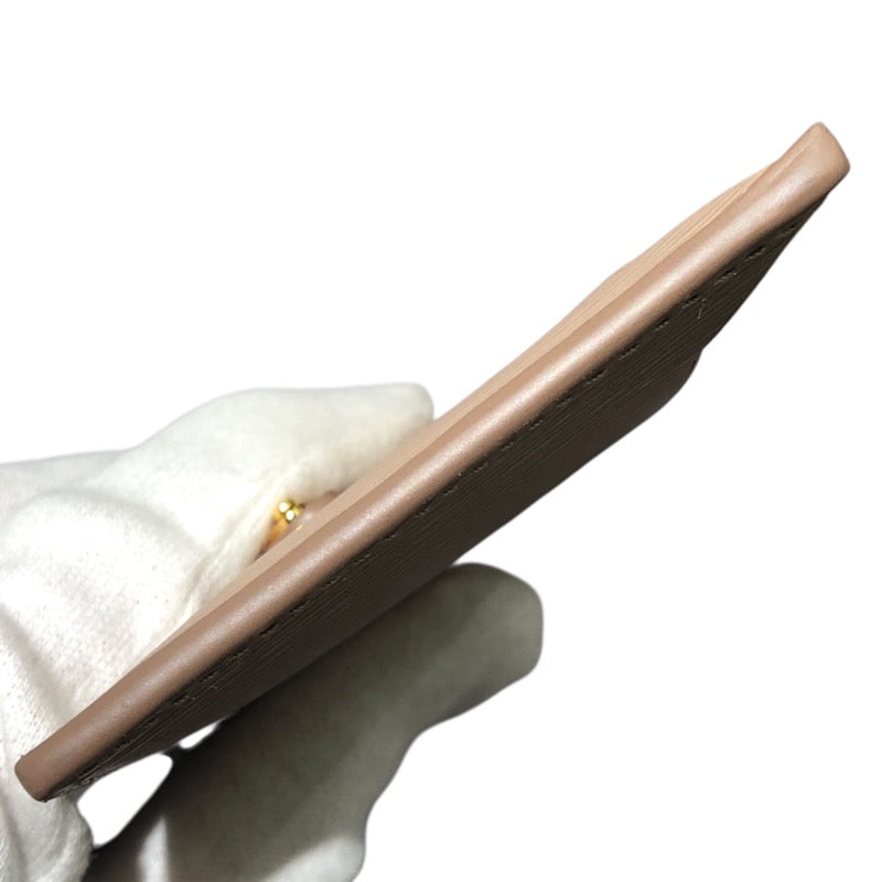 プラダ PRADA カードケース ベージュ レザー レディース カードケース