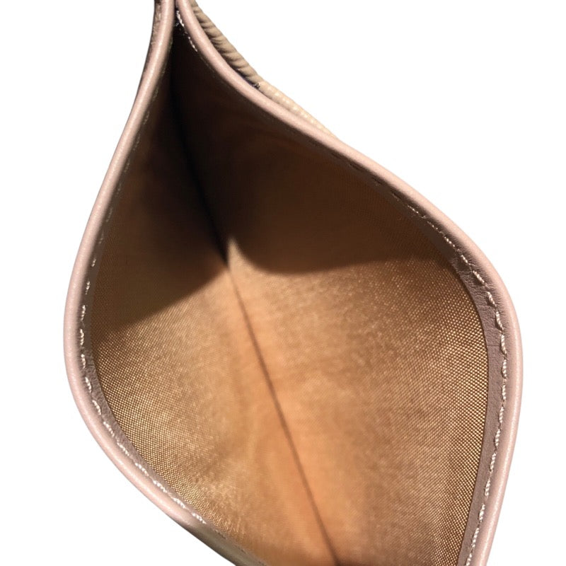 プラダ PRADA カードケース ベージュ レザー レディース カードケース