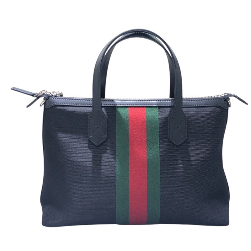 グッチ GUCCI シェリーライントートバッグ 630923 ブラック キャンバス メンズ ショルダーバッグ