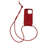 ボッテガ・ヴェネタ BOTTEGA VENETA iPhone15PROケース レッド シリコン アクセサリー