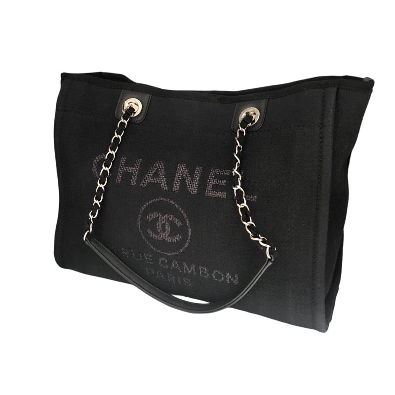 シャネル CHANEL ドーヴィルチェーントート A67001 ミックスファイバー レディース トートバッグ