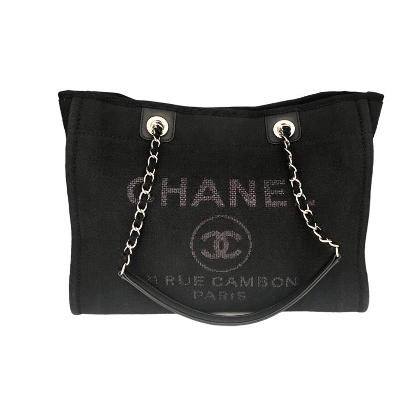 シャネル CHANEL ドーヴィルチェーントート A67001 ミックスファイバー レディース トートバッグ