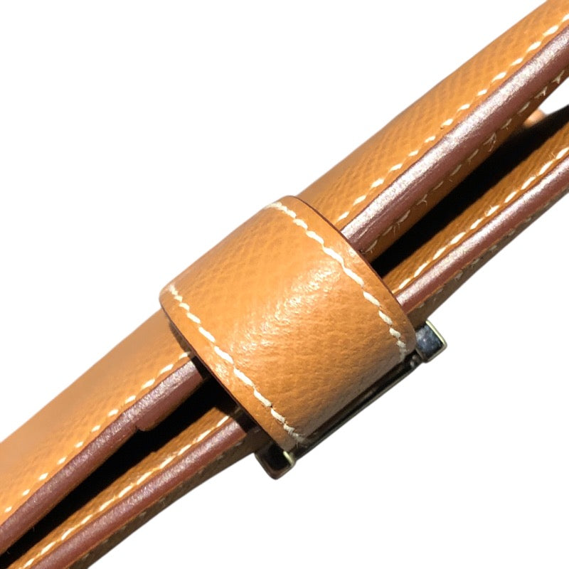 エルメス HERMES ベアンコンパクト B刻印 ゴールド シルバー金具 エプソン ユニセックス 二つ折り財布