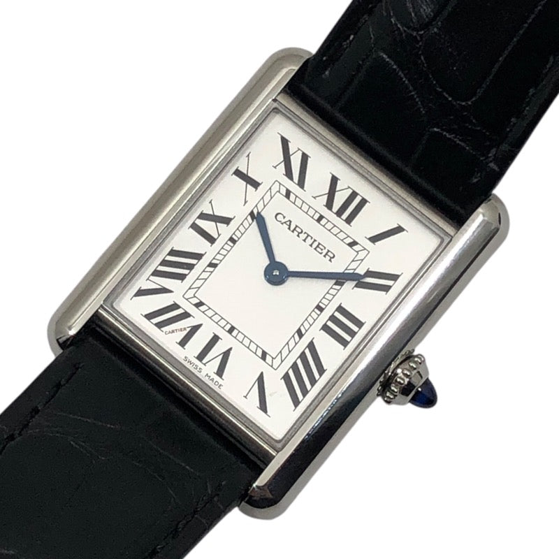 カルティエ Cartier タンク マスト ウォッチ LM WSTA0041 SS/レザーベルト クオーツ レディース 腕時計