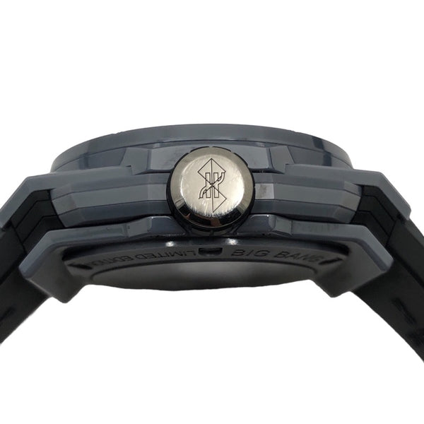 ウブロ HUBLOT ビッグバンウニコ サンブルー2 418.FX.8007.RX.MXM21 グレー セラミック/ラバーベルト 自動巻き メンズ 腕時計