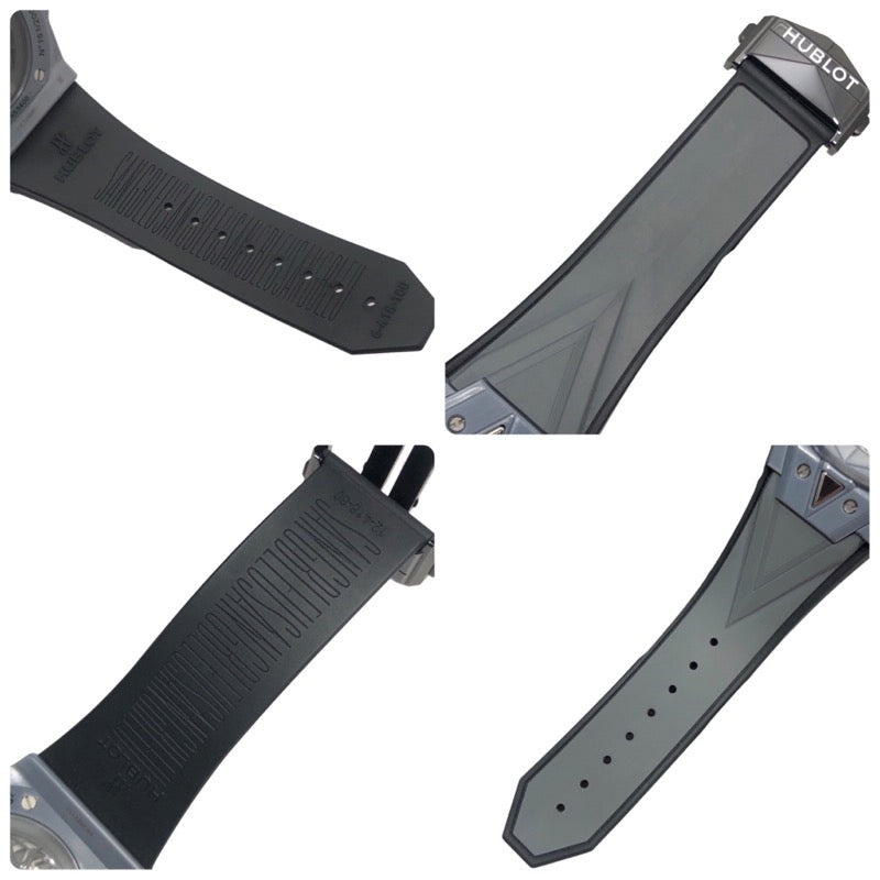 ウブロ HUBLOT ビッグバンウニコ サンブルー2 418.FX.8007.RX.MXM21 グレー セラミック/ラバーベルト 自動巻き メンズ 腕時計