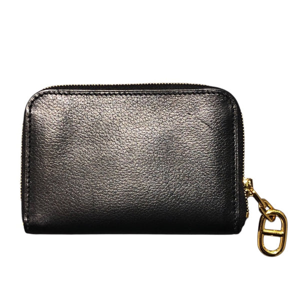 エルメス HERMES ジップアンゴー W刻印 ブラック エバーカラー メンズ コインケース