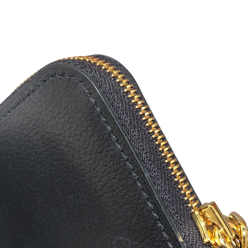 エルメス HERMES ジップアンゴー W刻印 ブラック エバーカラー メンズ コインケース