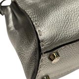 フェンディ FENDI セレリア ピーカブー レギュラー 8BN290 メタリックシルバー カーフレザー レディース ショルダーバッグ