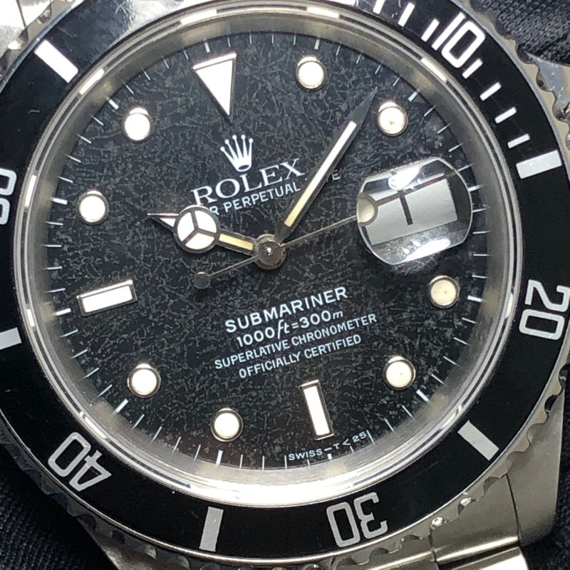 ロレックス ROLEX サブマリーナー デイト R番 16610 ブラック SS 自動 ...