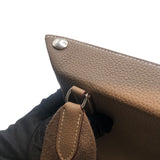 エルメス HERMES ヴィドポッシュ B刻印 エトゥープｘシルバー金具 トゴ レディース ショルダーバッグ【中古】