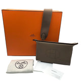 エルメス HERMES ヴィドポッシュ B刻印 エトゥープｘシルバー金具 トゴ レディース ショルダーバッグ【中古】