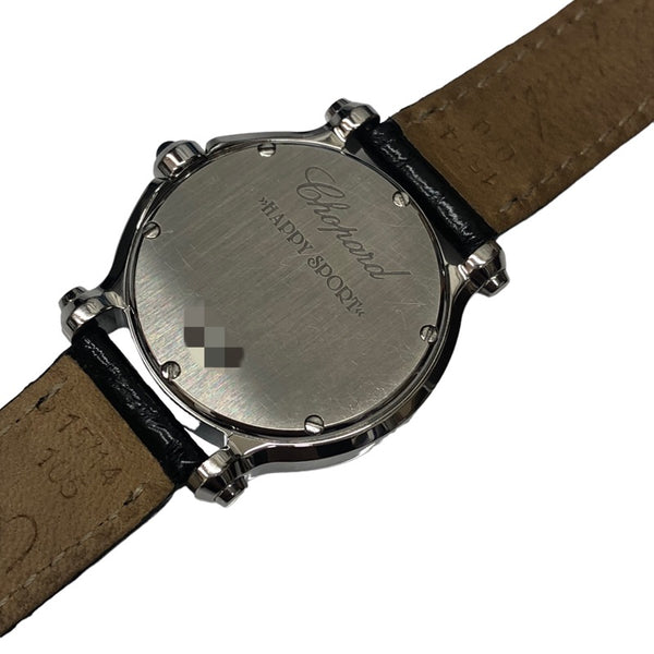 ショパール Chopard ハッピースポーツ　ホワイトシェル 27/8509 ステンレススチール クオーツ レディース 腕時計