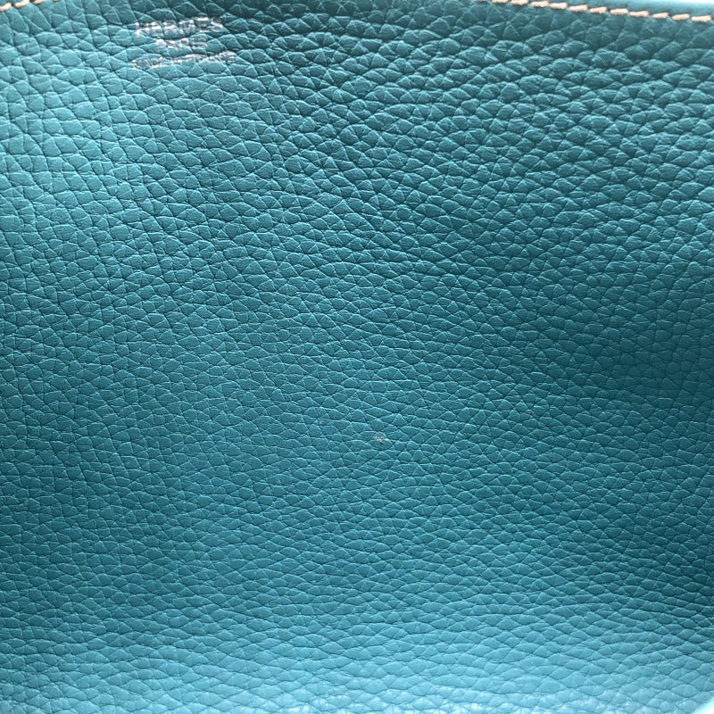 エルメス HERMES アルザン31 T刻 ブルーアトール シルバー金具 トリヨンクレマンス レディース ショルダーバッグ