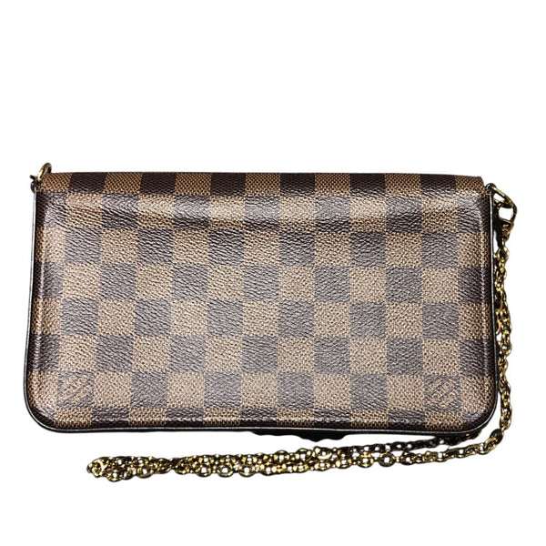 ルイ・ヴィトン LOUIS VUITTON ポシェット・フェリシー N63032 エベヌ ダミエキャンバス レディース ショルダーバッグ