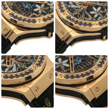 ウブロ HUBLOT ビッグバン　ブロイダリーシュガースカル 343.PS.6599.NR.1201 K18PG 自動巻き ユニセックス 腕時計