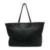 シャネル CHANEL オンザロードトートバッグ A92211 ブラック×シルバー金具 キャビアスキン レディース トートバッグ