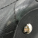 シャネル CHANEL オンザロードトートバッグ A92211 ブラック×シルバー金具 キャビアスキン レディース トートバッグ