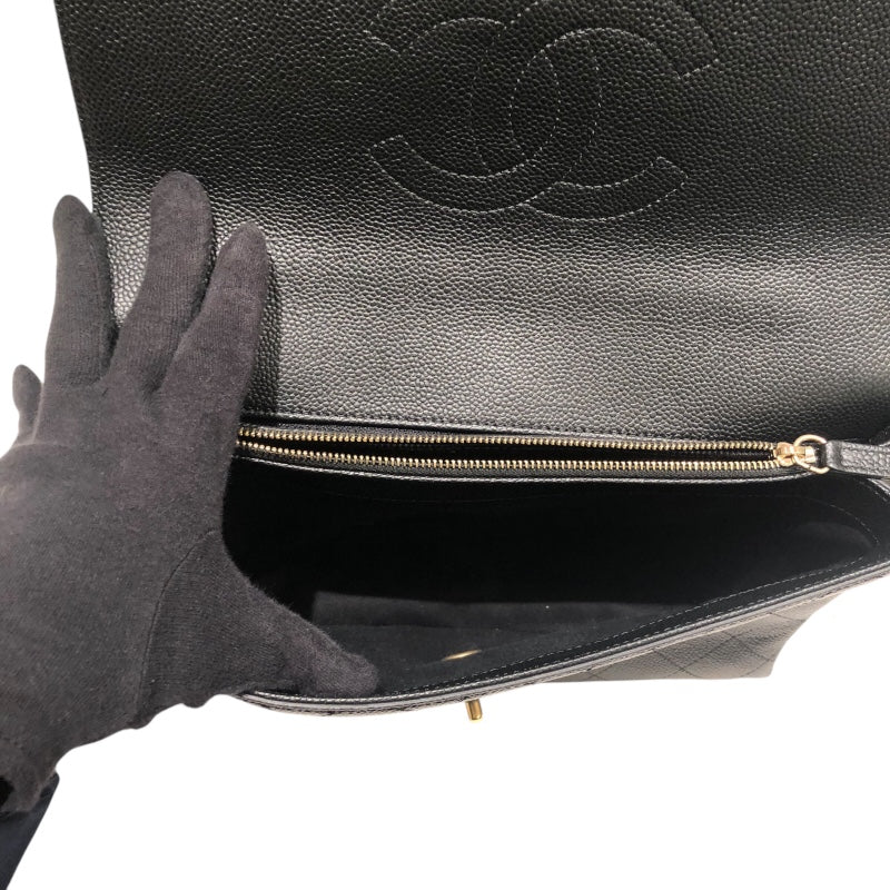 シャネル CHANEL マトラッセ2WAY フラップバッグ AS0305 ブラック ゴールド金具 キャンバス レディース ショルダーバッグ