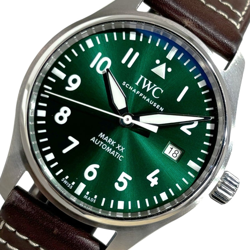 インターナショナルウォッチカンパニー IWC パイロットウォッチ マークXX IW328205 グリーン SS メンズ 腕時計