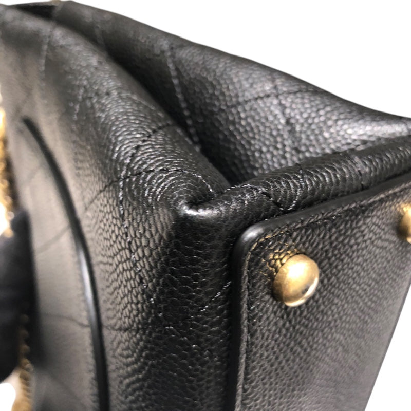 シャネル CHANEL マトラッセ2WAY フラップバッグ AS0305 ブラック ゴールド金具 キャンバス レディース ショルダーバッグ