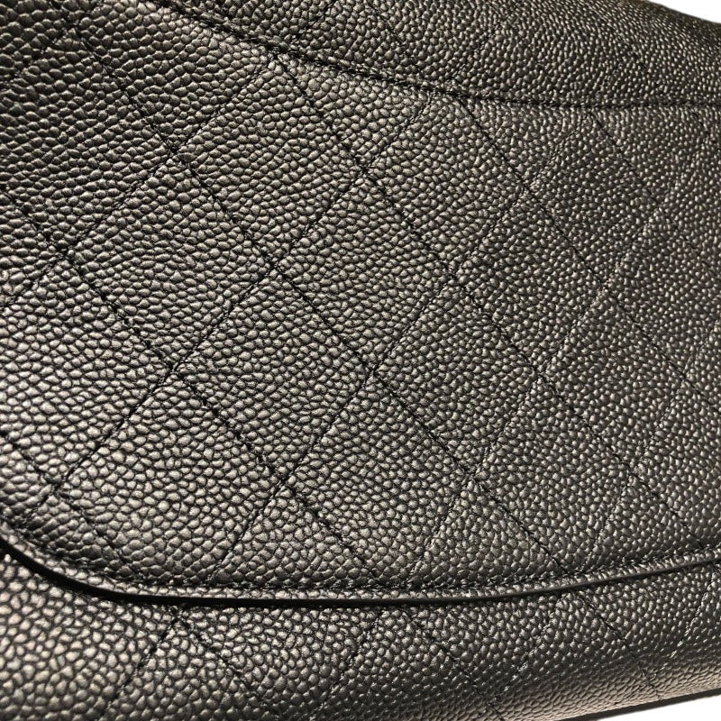 シャネル CHANEL マトラッセ2WAY フラップバッグ AS0305 ブラック ゴールド金具 キャンバス レディース ショルダーバッグ