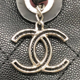 シャネル CHANEL オンザロードトートバッグ A92211 ブラック×シルバー金具 キャビアスキン レディース トートバッグ